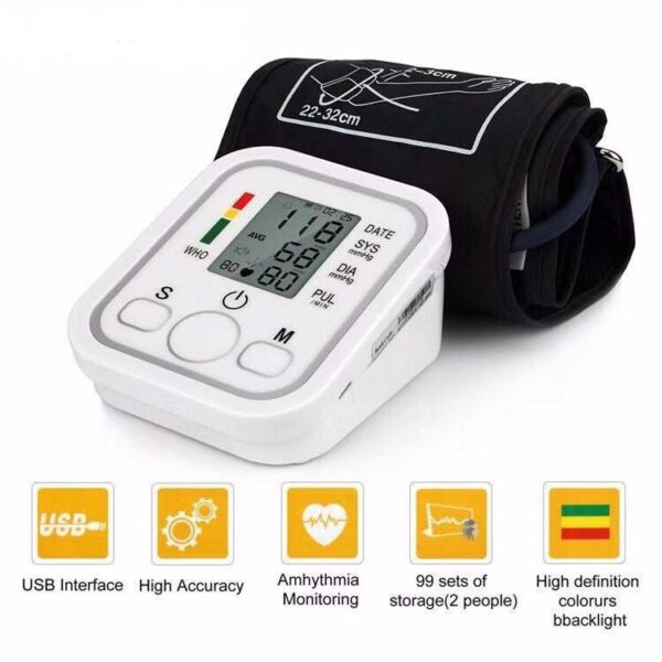 Arm Style Electronic Blood Pressure Monitor - Image 2