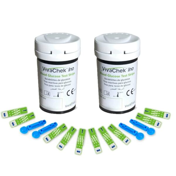 VivaChek Ino Blood Glucose Test Strips 50's - Image 2