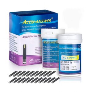 Accu-Answer Blood Glucose Test Strips 50's