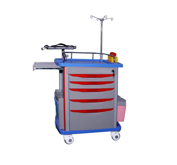 SS Emergency Crash Cart Trolley