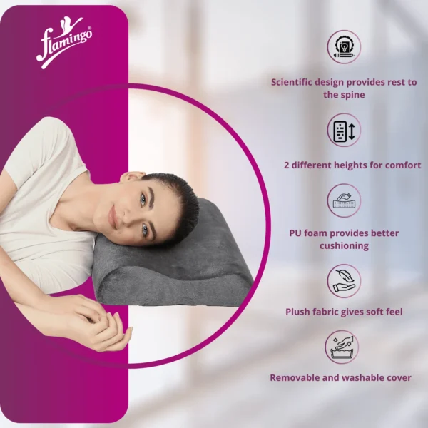 Flamingo Contoured Pillow (Universal) - Image 2