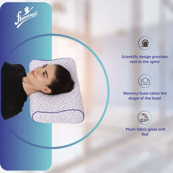 Flamingo Premium Memory Foam Pillow (Universal) - Image 3